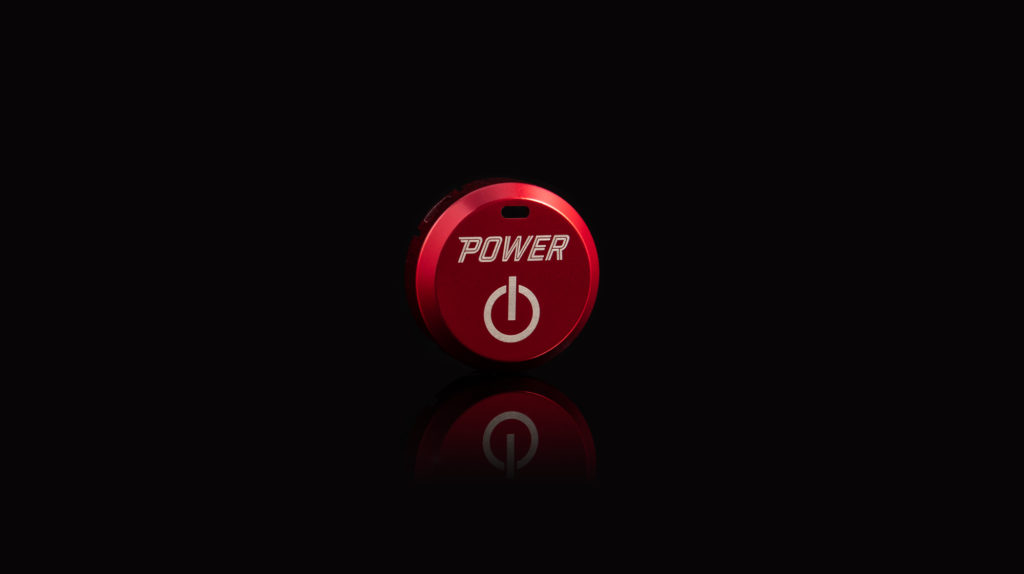 5 SPURS Fiery Red Power Button