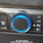 Blue anodized metal cover for the Ford Mustang Mach-E Light Switch